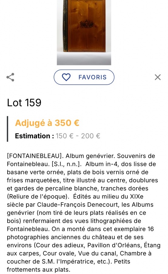 Souvenirs de Fontainebleau RARE album genévrier Claude François Denecourt 1788-1875 lithos bois-photo-4