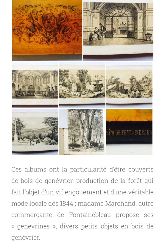 Souvenirs de Fontainebleau RARE album genévrier Claude François Denecourt 1788-1875 lithos bois-photo-5