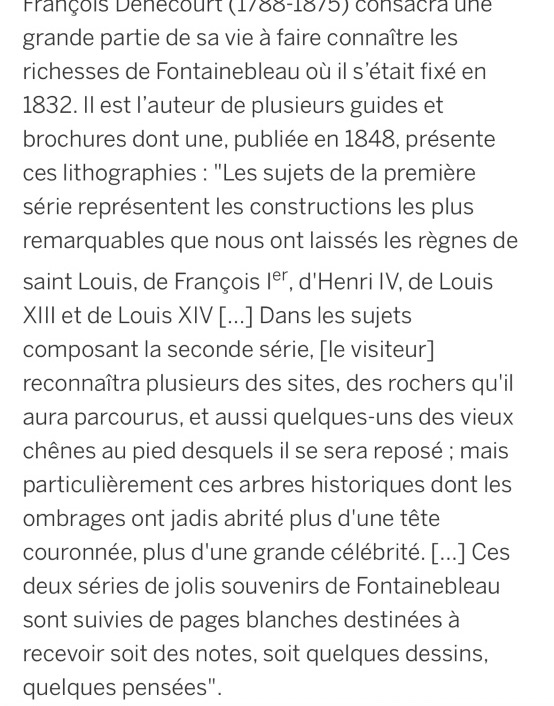 Souvenirs de Fontainebleau RARE album genévrier Claude François Denecourt 1788-1875 lithos bois-photo-8