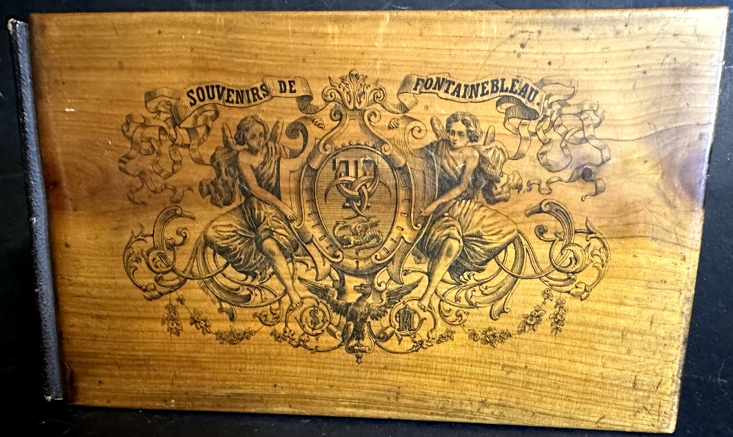 Souvenirs de Fontainebleau RARE album genévrier Claude François Denecourt 1788-1875 lithos bois