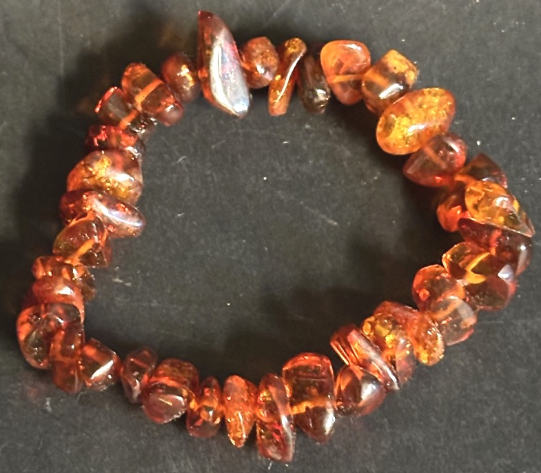 Proantic: Vintage Baltic Amber Bracelet From The Collection Of A Jewel