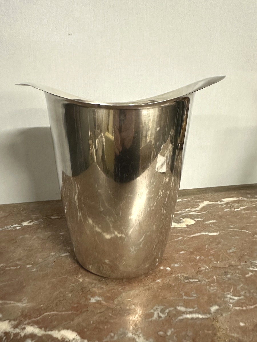 Wmf Silver-plated Metal Champagne Bucket Circa 1960, Tableware-photo-2