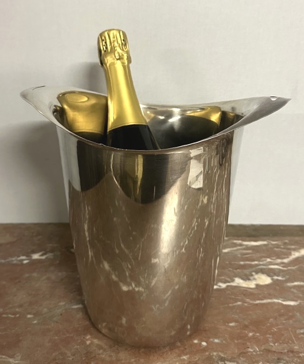Wmf Silver-plated Metal Champagne Bucket Circa 1960, Tableware-photo-3