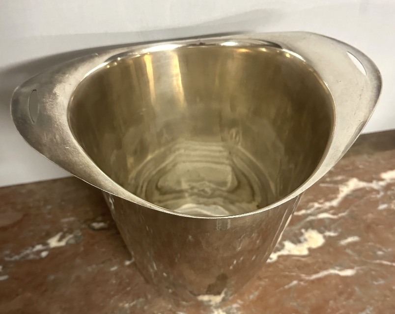 Wmf Silver-plated Metal Champagne Bucket Circa 1960, Tableware-photo-4