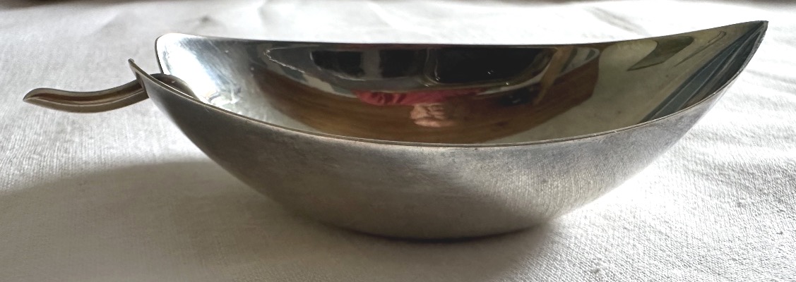 Christofle Gallia Ring Box Silver-plated Metal 1930, Signed; In Very Good Condition-photo-3