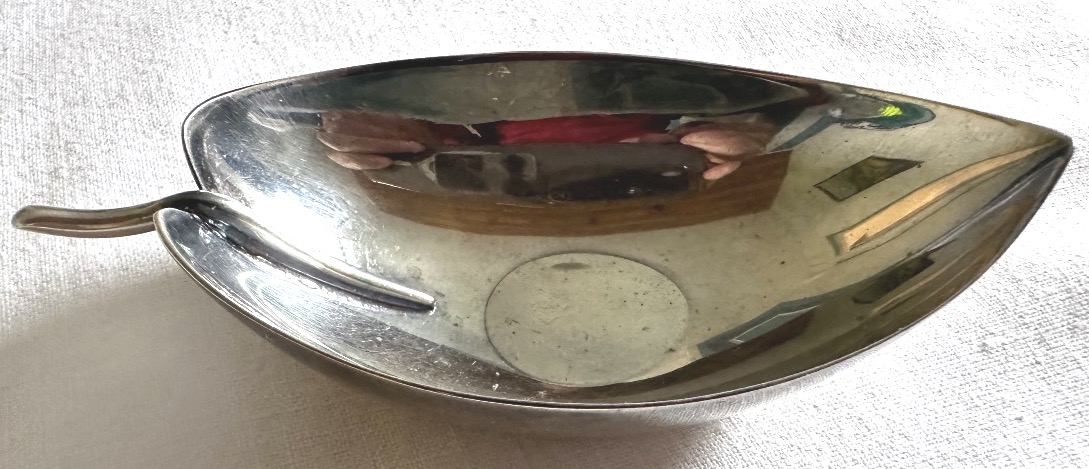 Christofle Gallia Ring Box Silver-plated Metal 1930, Signed; In Very Good Condition