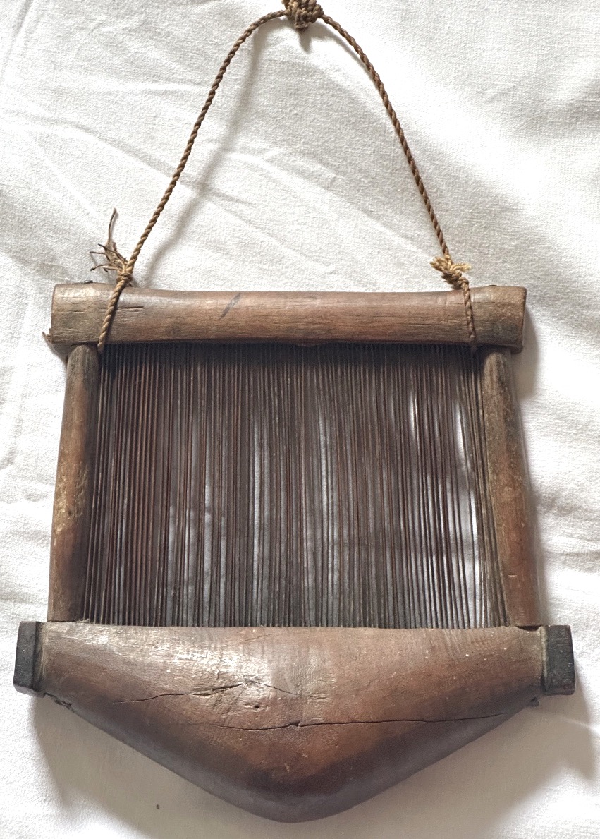 Antique Baoulé Loom Late 19th Century Ivory Coast, West Africa, Comb 