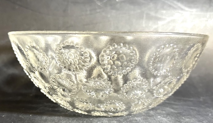 René LALIQUE 1860-1945 Coupe modèle ASTERS 1925 en verre signé -photo-2