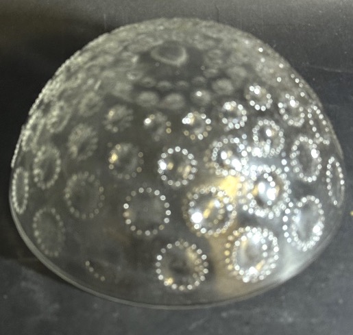 René LALIQUE 1860-1945 Coupe modèle ASTERS 1925 en verre signé -photo-3