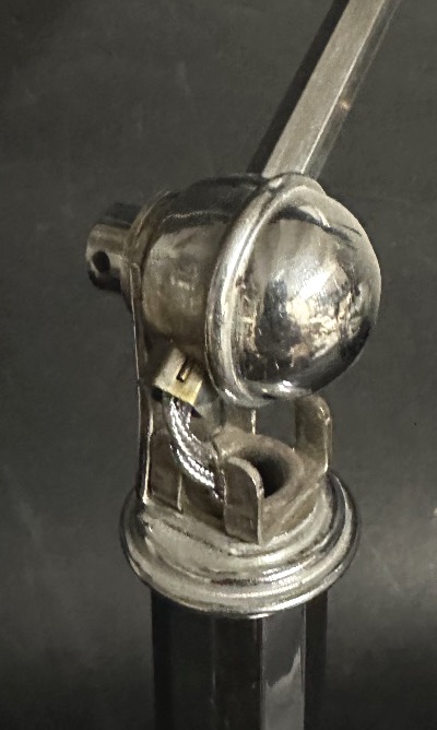 Grande lampe PIROUETT art déco Verres nuages 1930 -photo-2