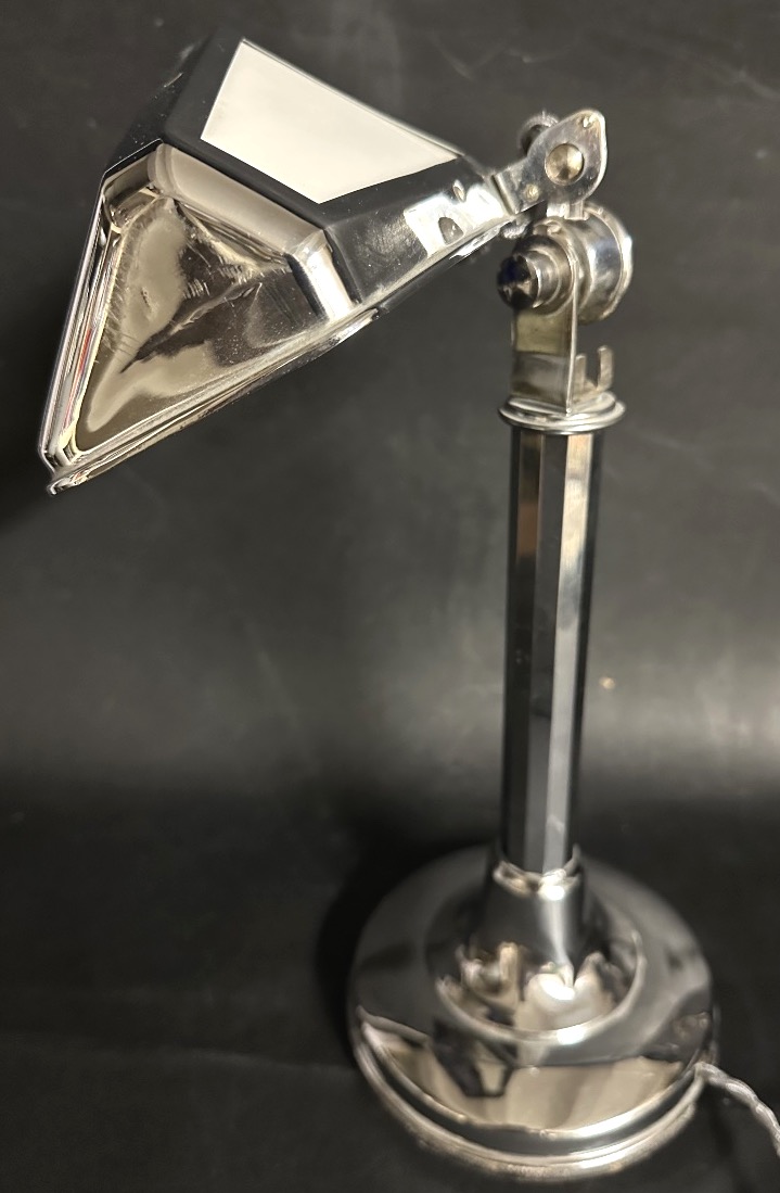 Grande lampe PIROUETT art déco Verres nuages 1930 -photo-7