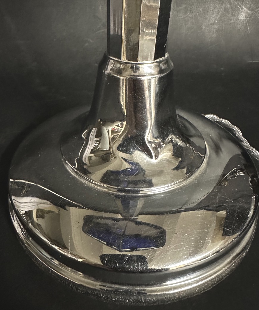 Grande lampe PIROUETT art déco Verres nuages 1930 -photo-8