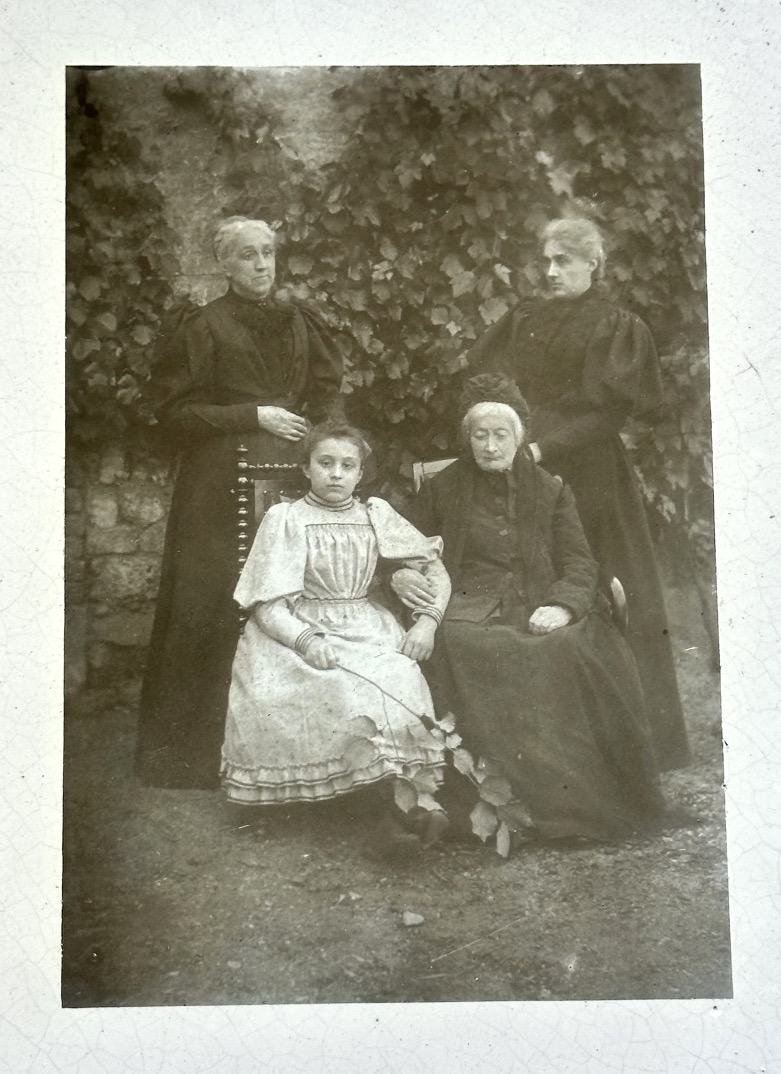 Very Rare Ceramic Photograph On Glazed Basalt Rock From Auvergne Photo-photo-4