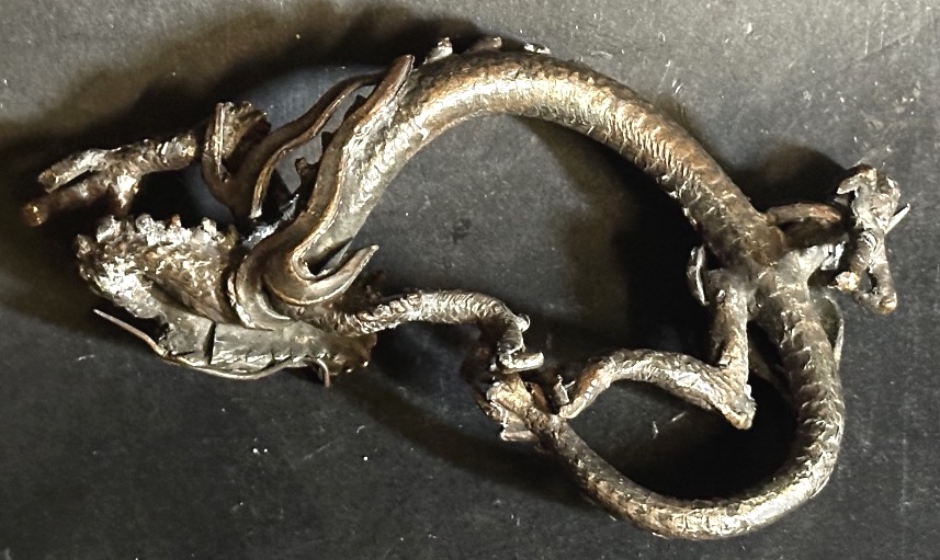 CHINE ancien dragon sacré à 3 griffes Asie-photo-2