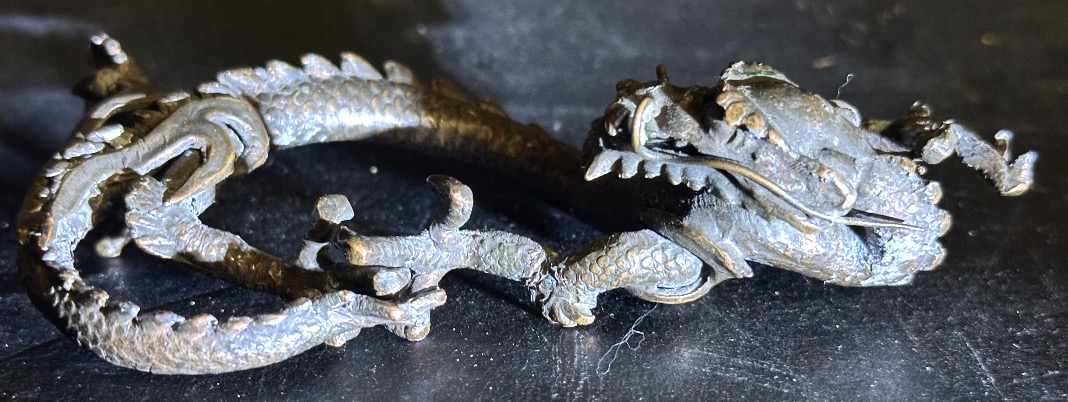 CHINE ancien dragon sacré à 3 griffes Asie-photo-4