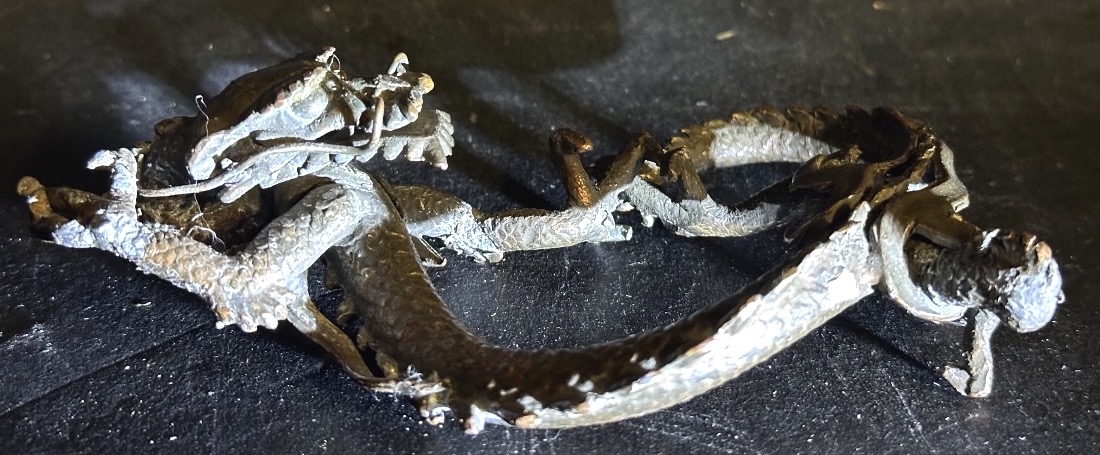 CHINE ancien dragon sacré à 3 griffes Asie-photo-5