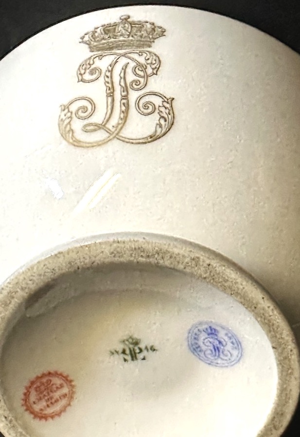 Sèvres: Rare 1847 Royal Breakfast Cup, King Louis-philippe, Château De Saint-cloud, Tea Porcelain-photo-3