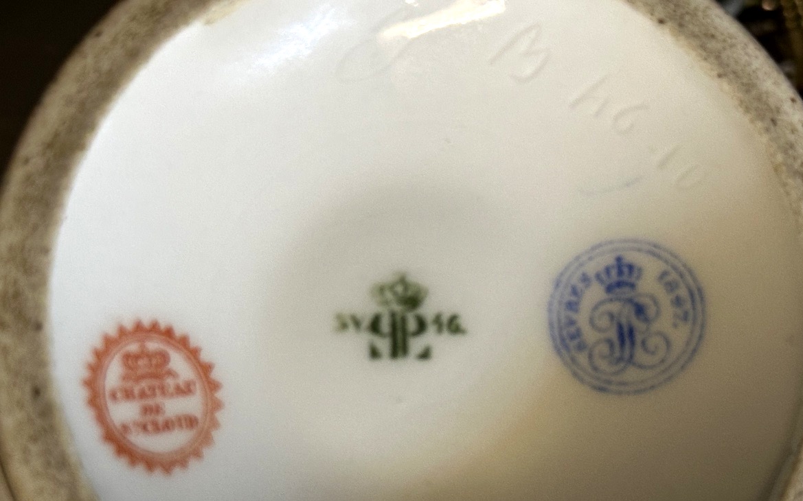 Sèvres: Rare 1847 Royal Breakfast Cup, King Louis-philippe, Château De Saint-cloud, Tea Porcelain-photo-4