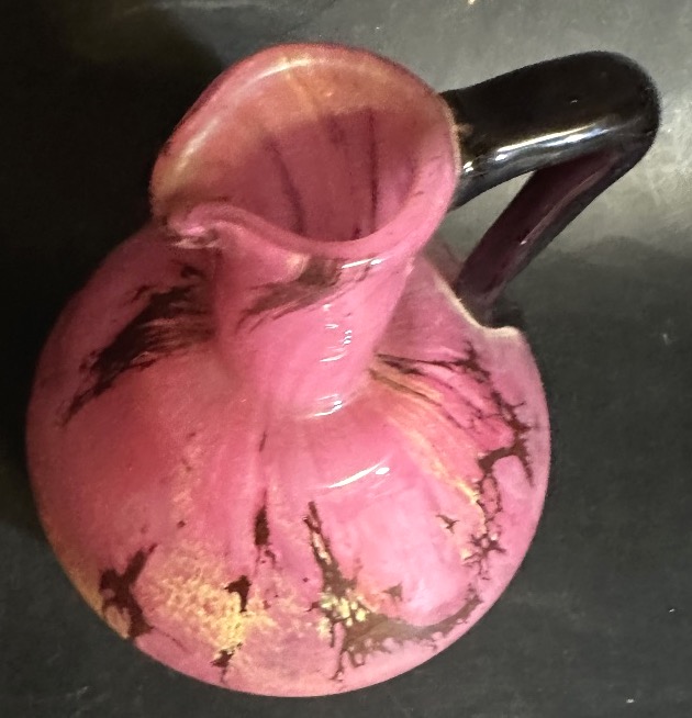 Pichet boule SCHNEIDER signé Art Nouveau 1900 en très bon état-photo-4