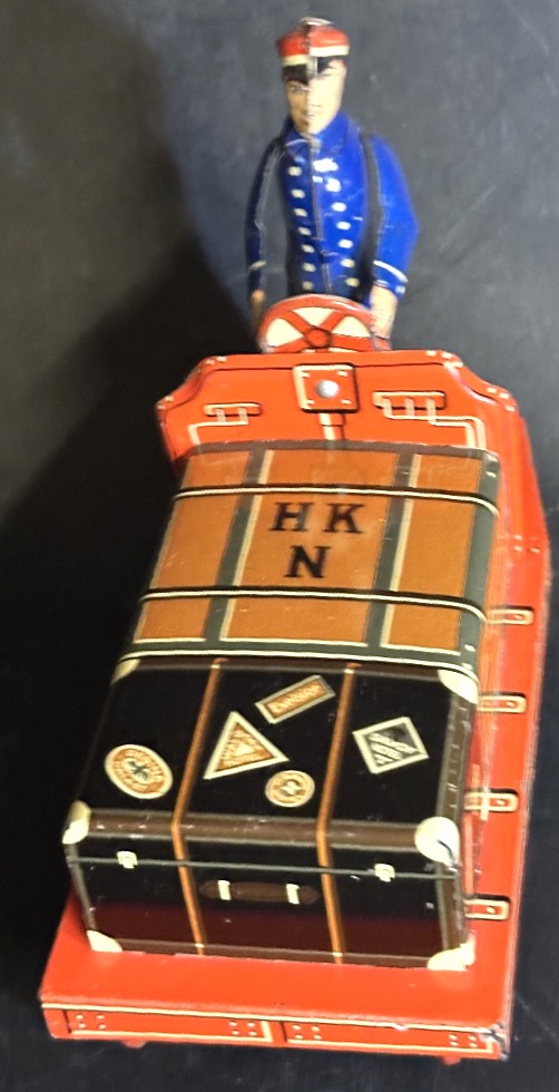 Rare German Toy: Lithographed Tin Ride-on Toy; Like-new Condition -photo-4