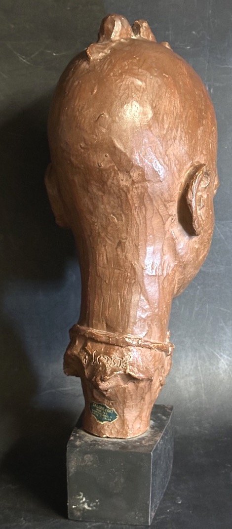 Paul Sersté 1910–2000 Bust Of A Young African Woman, Mangbetu, Art Deco, Africa -photo-4