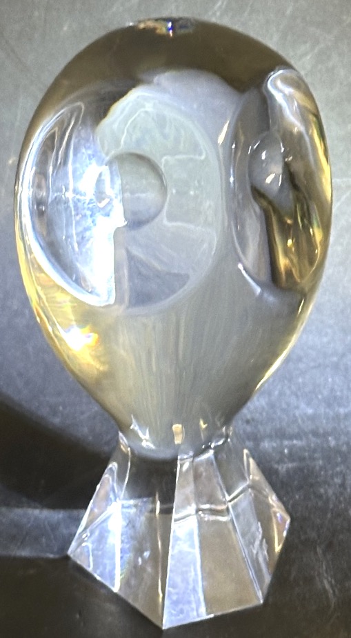 CHOUETTE Cristallerie BACCARAT et Robert RIGOT 1929-2023 cristal signé en très bon état