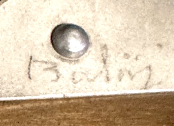 1940 Paperweight, Signed "balin?" In Brushed Aluminum, "cheval" Aluminum-photo-1