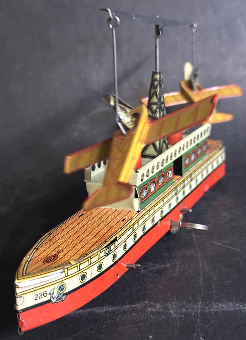 CKO KELLEMANN 226 bateau mécanique 1920 avec avions tournants -photo-2
