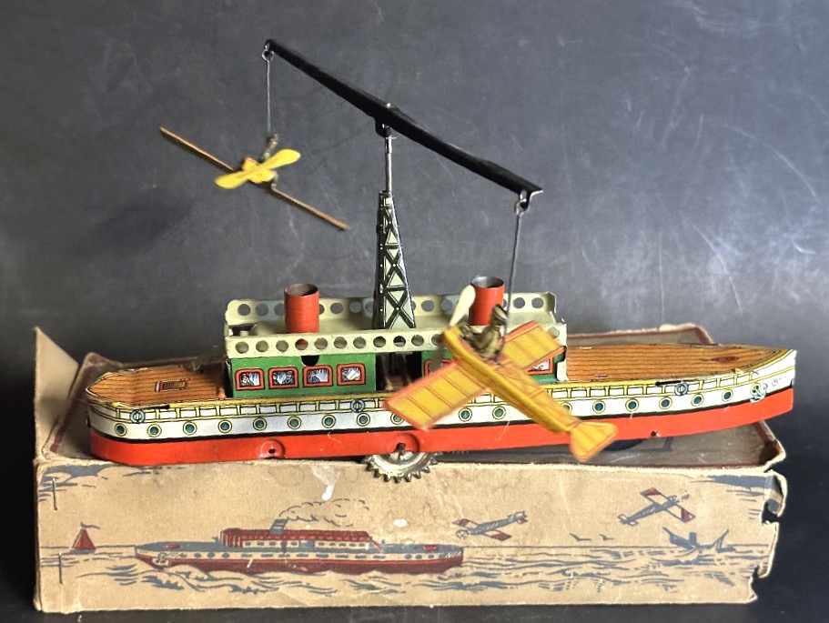 CKO KELLEMANN 226 bateau mécanique 1920 avec avions tournants -photo-4