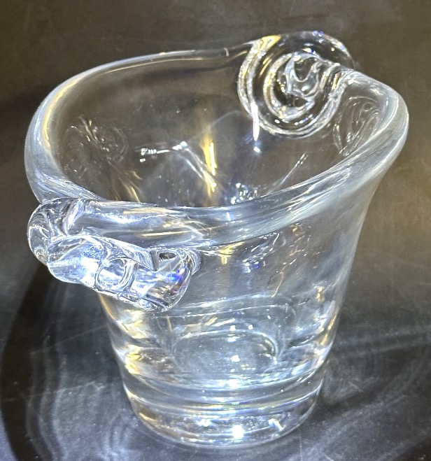 DAUM Nancy France vase à anses en cristal 1950 signé en très bon état-photo-2