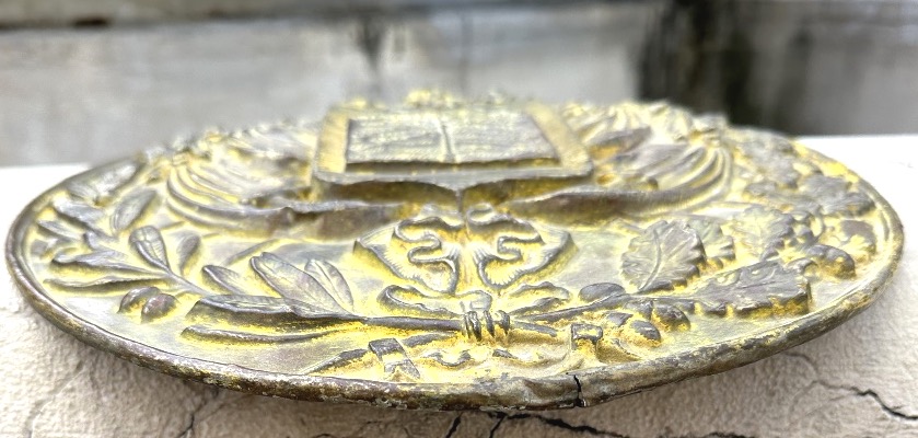 RARE plaque de Notaire Époque Monarchie de Juillet 1830-1848 Louis Philippe couronne -photo-4