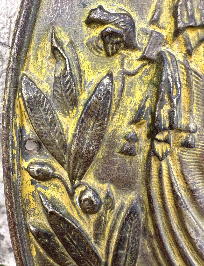RARE plaque de Notaire Époque Monarchie de Juillet 1830-1848 Louis Philippe couronne -photo-5