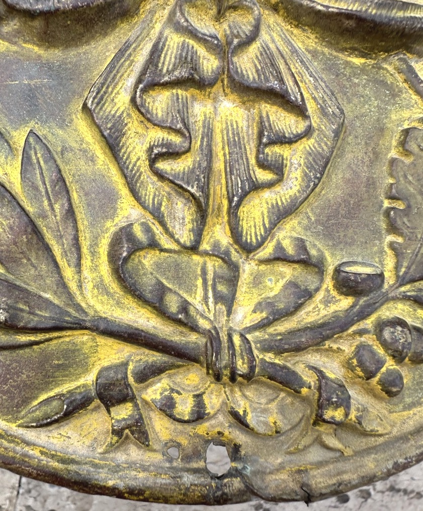 RARE plaque de Notaire Époque Monarchie de Juillet 1830-1848 Louis Philippe couronne -photo-6