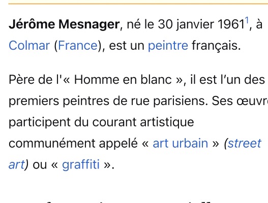 Jérôme MESNAGER Huile sur bois Homme en blanc Street Art Groupe Zig Zag -photo-5