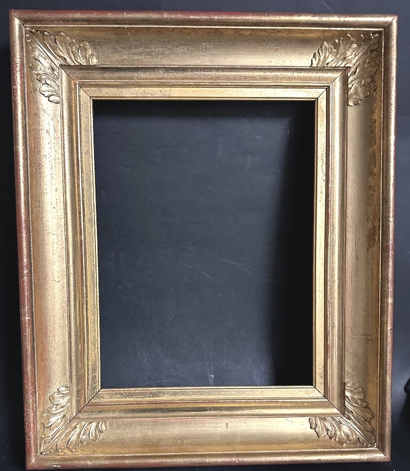 Cadre XIXe pour tableau 5P Intérieur feuillure 35x26,5 cm Louis-Philippe Restauration -photo-2