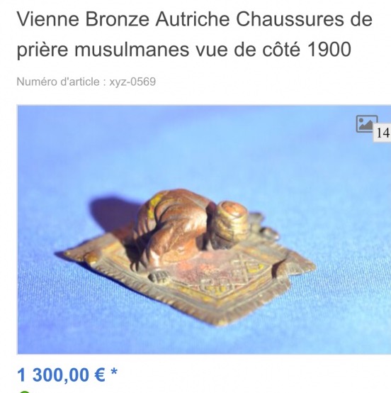 Franz Xavier BERGMANN 1861-1936 LA PRIÈRE bronze de Vienne orientaliste signé Namaz arabe Islam-photo-4
