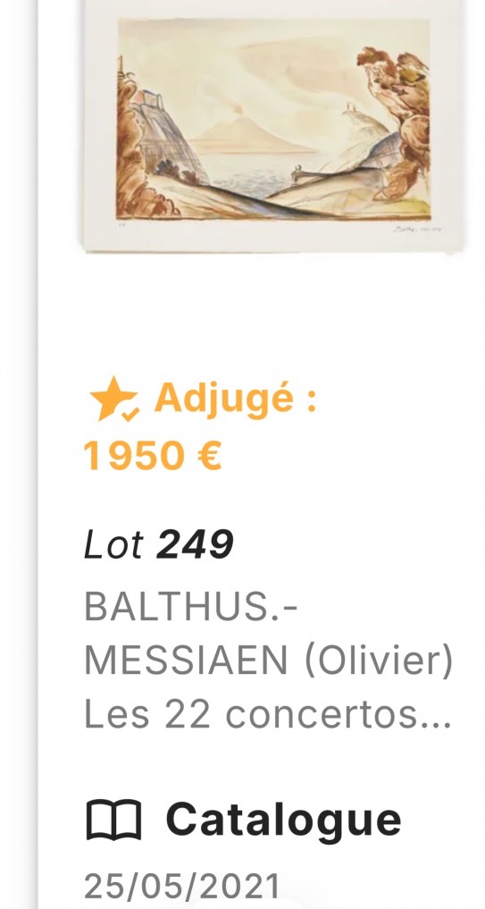 Les 22 concertos pour piano de Mozart lithographie de BALTHUS Olivier Messian Boulez -photo-6