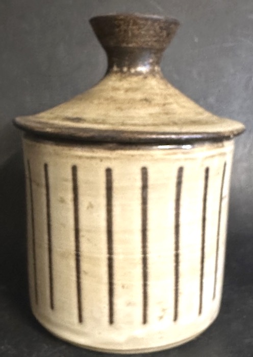 Jacques Pouchain 1925–2015 Covered Ceramic Jar From L’atelier Dieulefit, Circa 1960, Pickles