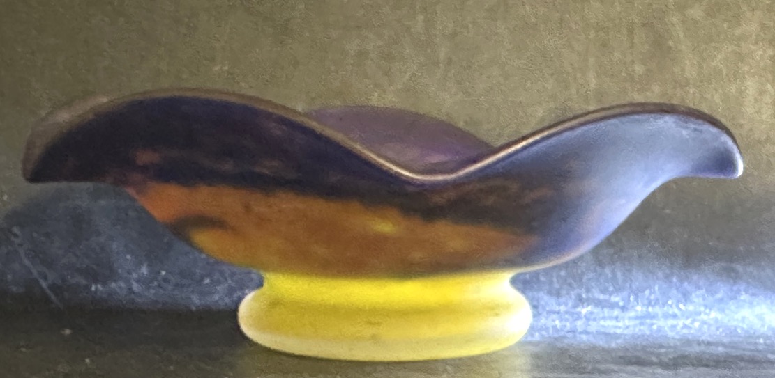 MULLER Frères Lunéville Coupe vide poche signé Art Nouveau-photo-1
