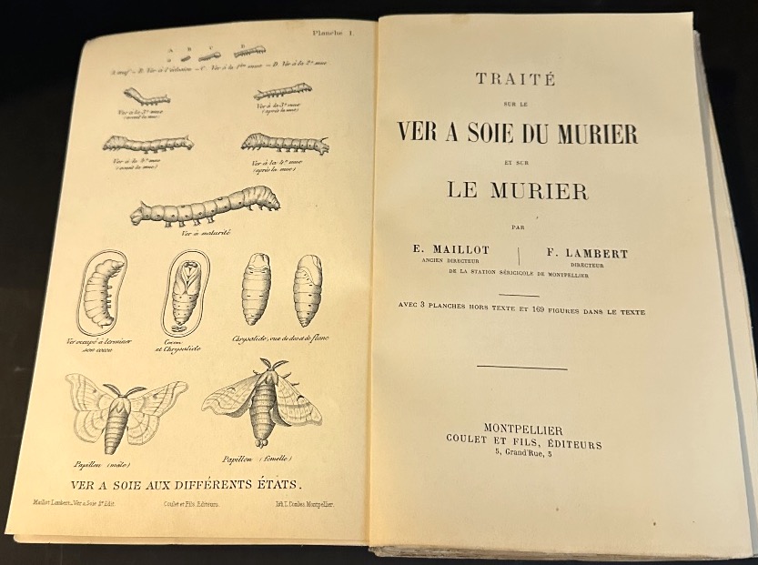 Traité sur le vers à soie du mûrier livre 1905 Maillot et Lambert E.O. 622 p Bombyx-photo-2