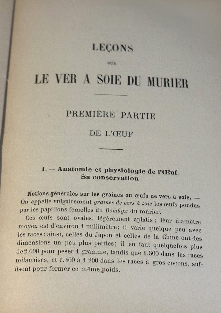 Traité sur le vers à soie du mûrier livre 1905 Maillot et Lambert E.O. 622 p Bombyx-photo-2