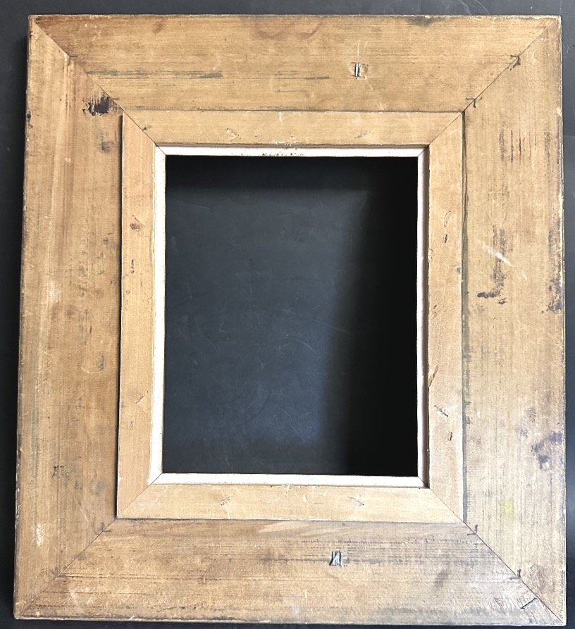 Cadre en bois doré 2F Dimension de la vue peinture 24x19cm  XXe en très bon état-photo-3