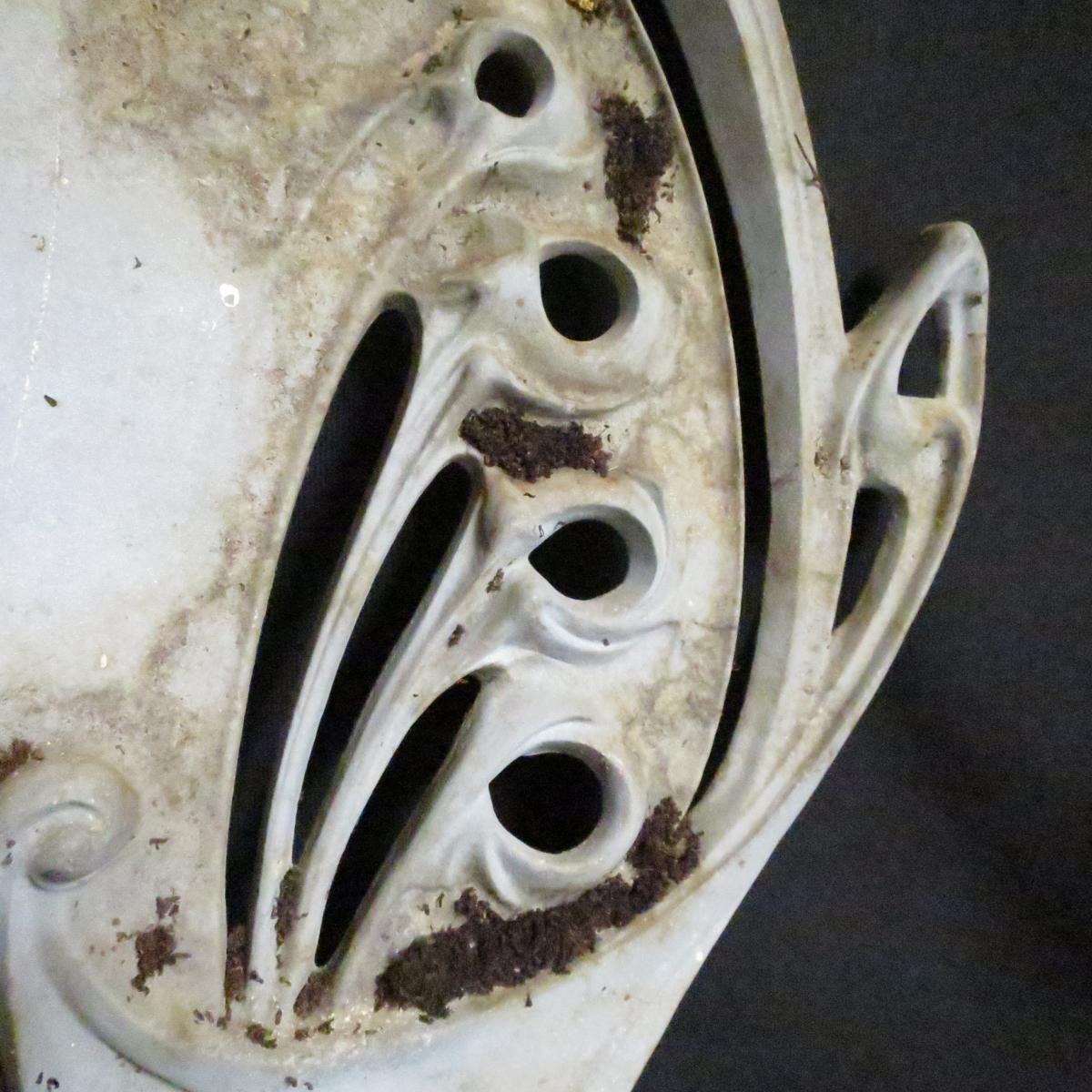 Hector GUIMARD rare plaque en fonte Métropolitain de PARIS métro Art Nouveau-photo-3