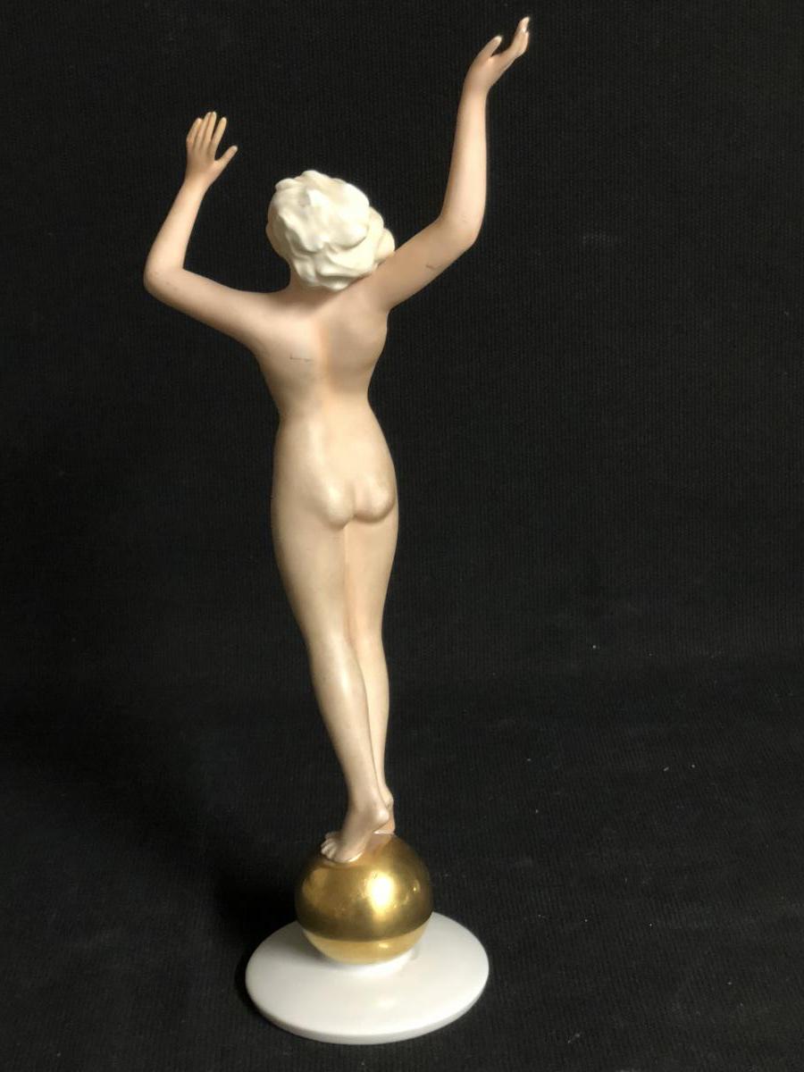 STATUE de DANSEUSE Art Deco porcelaine SCHAUBACH KUNST TBE-photo-6