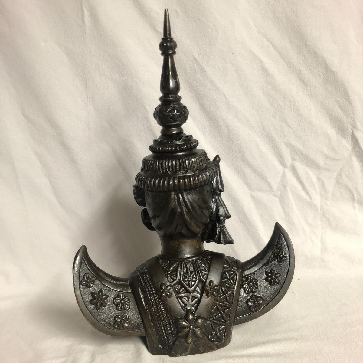 Grand Bronze Vietnam Indochine 45 Cm Late Nineteenth Early Twentieth-photo-2