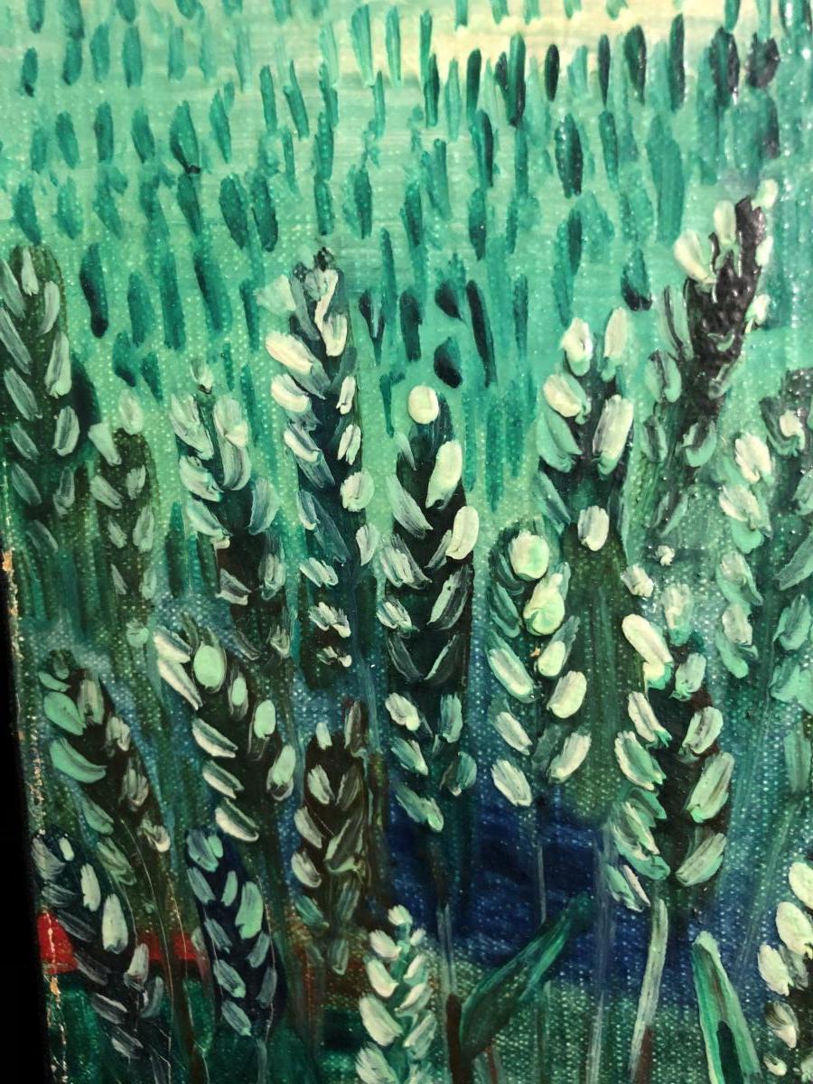 Jean Dufy 1888-1964 Oil On Canvas Catalog Raisonné Ears Of Wheat Signed Expertise-photo-3