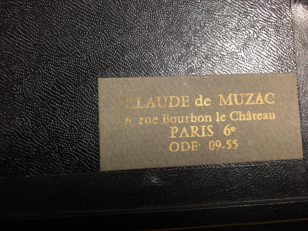 Claude de MUZAC à Paris Encadrement présentant une plaque paésine pierre de rêve à image-photo-3