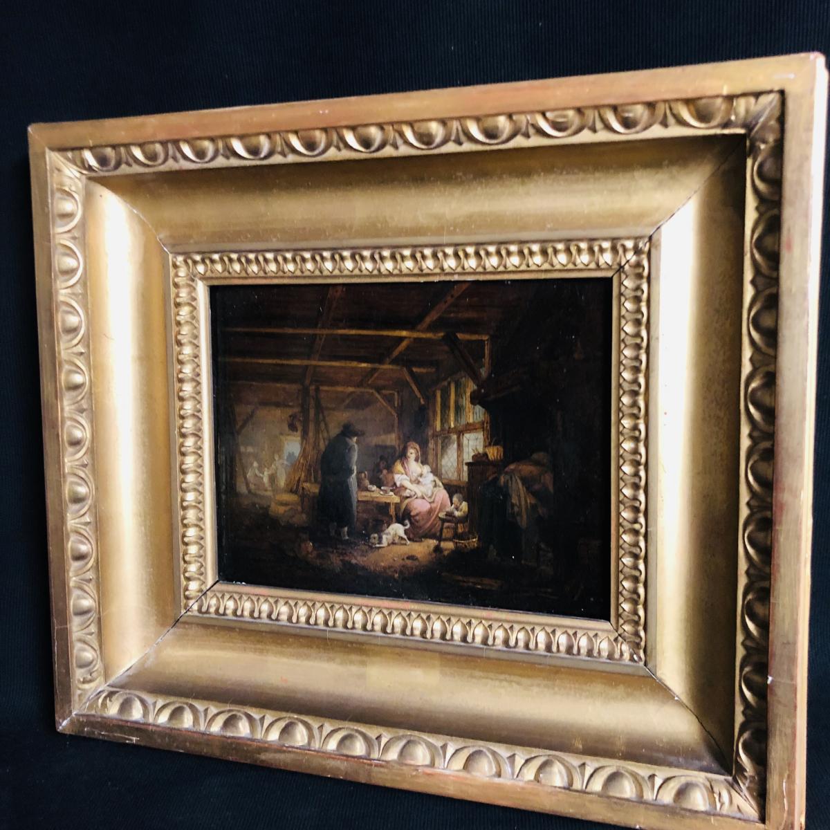 Jacques Albert Sénave 1758-1829 Oil On Panel Interior Scene Eighteenth Senave-photo-2