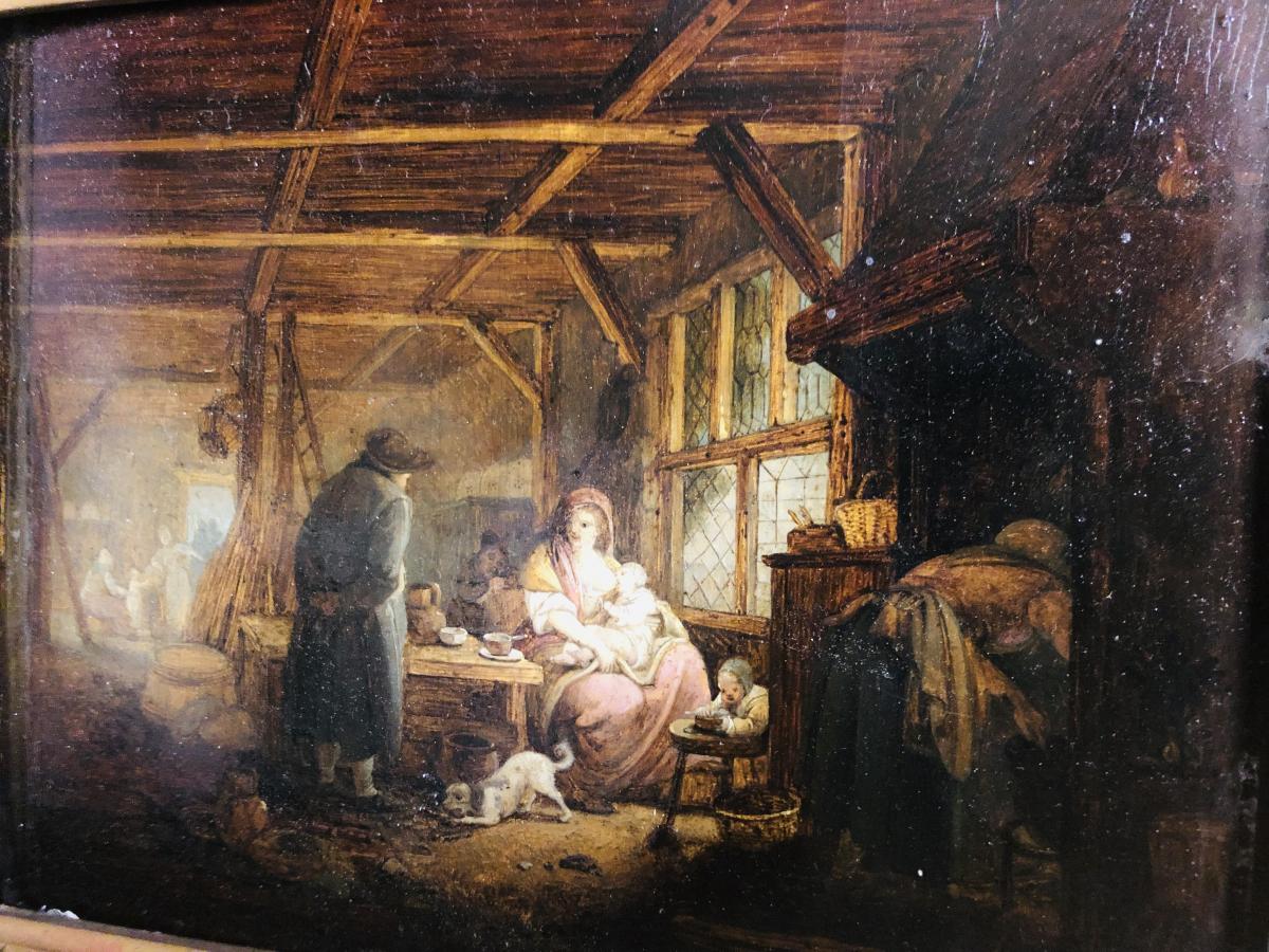 Jacques Albert Sénave 1758-1829 Oil On Panel Interior Scene Eighteenth Senave-photo-3