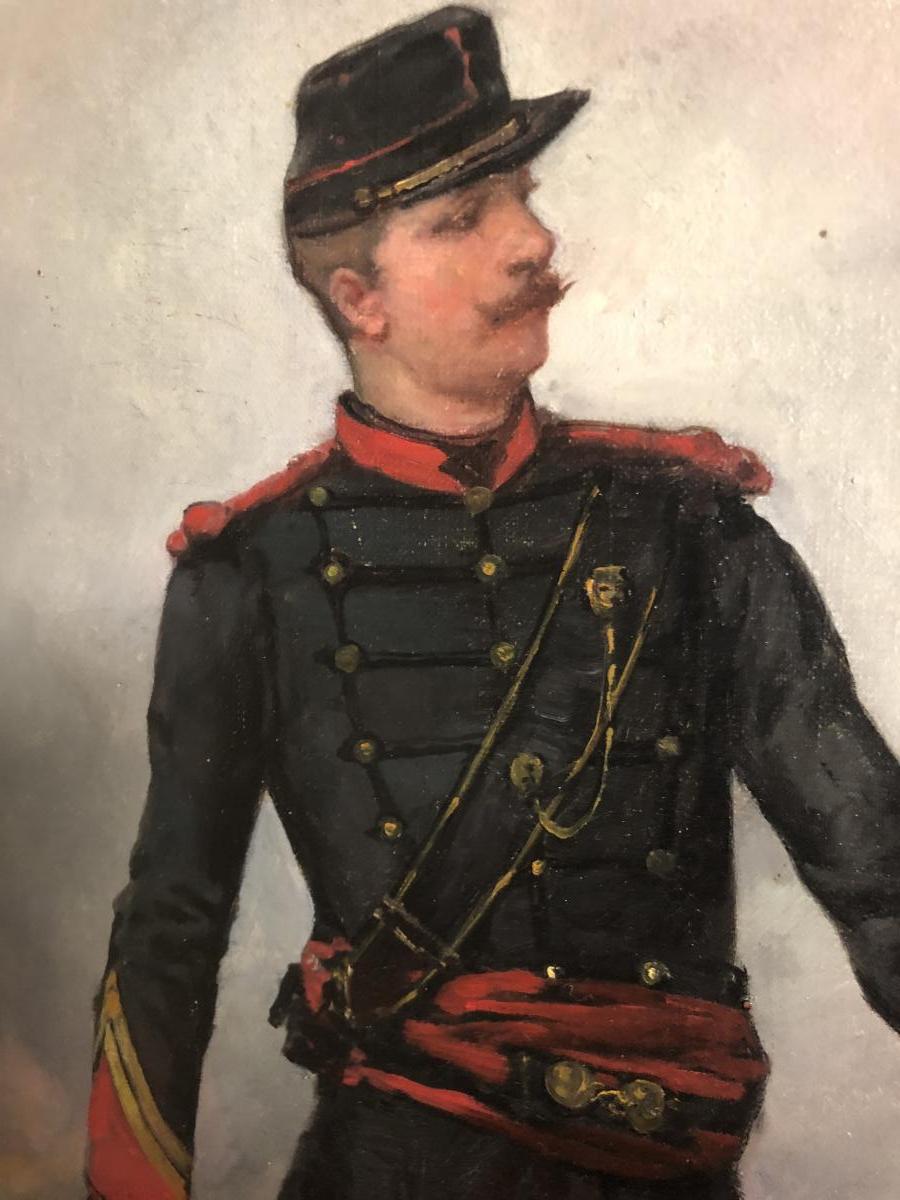 Theodore Levigne 1848-1912 Military At Canon Lyon Theodore Lévigne-photo-5